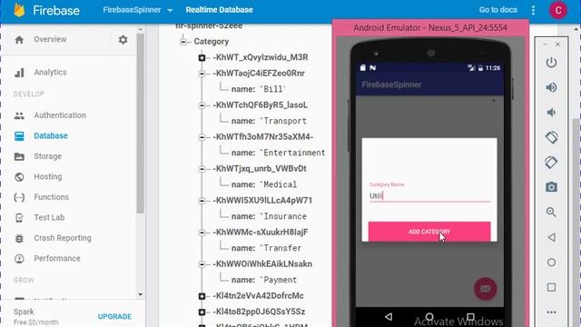 Firebase-Spinnerview смотреть онлайн