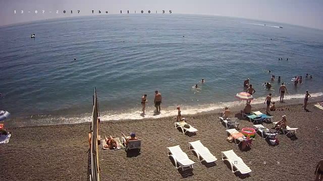 Вебкамера "Пляж Дубны". Запись 13.07.2017 11:00:05 смотреть онлайн