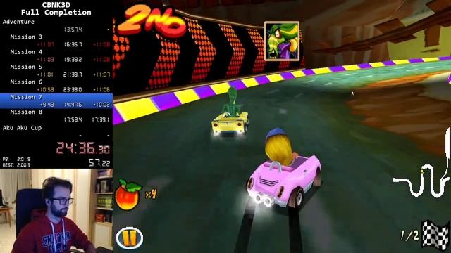 Crash Bandicoot Nitro Kart 3D | Full Completion in 49:02 смотреть онлайн