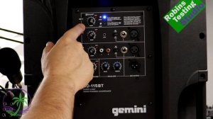 Gemini Sound GD-115BT 1000 WATT CLASS D BLUETOOTH SPEAKER