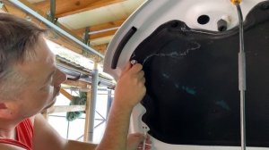 Установка гидроупоров капота БЕЗ СВЕРЛЕНИЯ Haval H6 3 поколения.(Installing bonnet stops Haval H6)