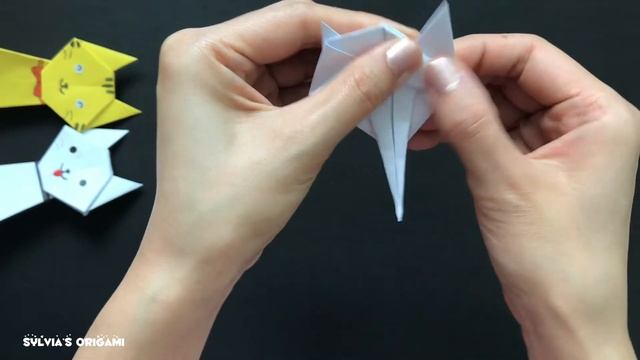 Origami Cat/ How to Make a Paper Cat Without Glue/ DIY Toy/ Paper Craft смотреть онлайн