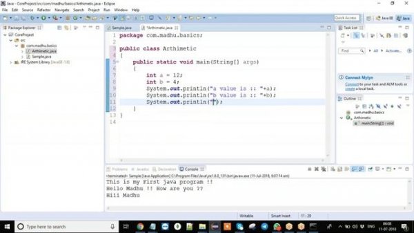 Introduction to Java and Eclipse IDE - Part 2