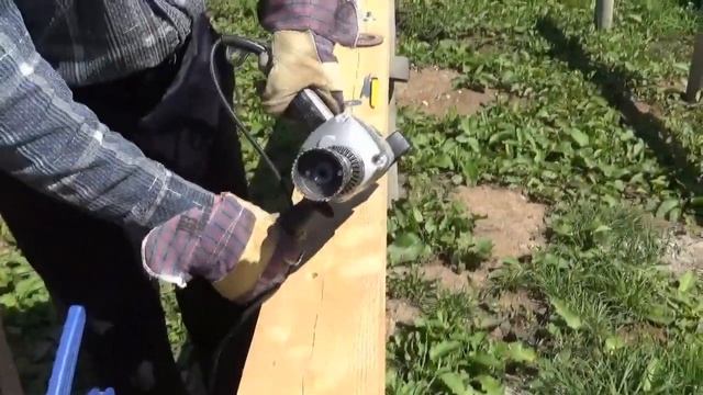 Строим каркасный дом на сваях, для проживания, своими руками (ч. 6). Нижняя обвязка из бруса смотреть онлайн