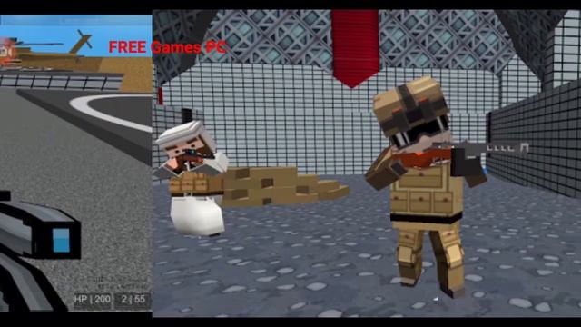 Blocky Gun Warfare Game Review Gameplay INFO смотреть онлайн