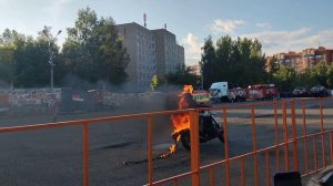 Шоу Каскадеров в Саранске. Призрачный гонщик