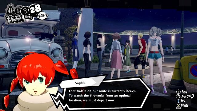 Persona 5 Strikers. #80. 8/28. Фестиваль фейерверков в Йокогаме. Подарки от друзей смотреть онлайн