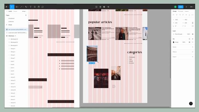 Part 1 Photography Blog Design - Landing Page UI Design in Figma | Web Design Speed Art Tutorial смотреть онлайн