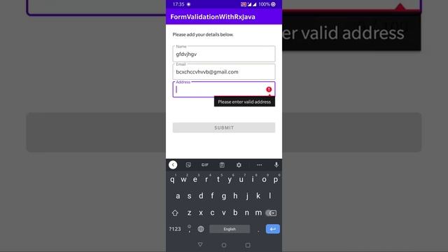 Android form validation with RxJava смотреть онлайн