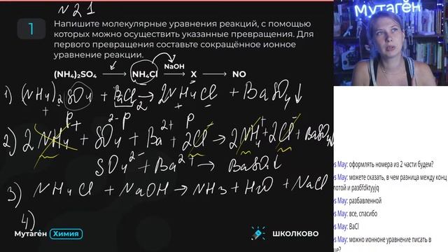 "ЩЕЛЧОК" по химии | ОВР и ионные уравнения. Понятия об электролитах и неэлектролитах смотреть онлайн