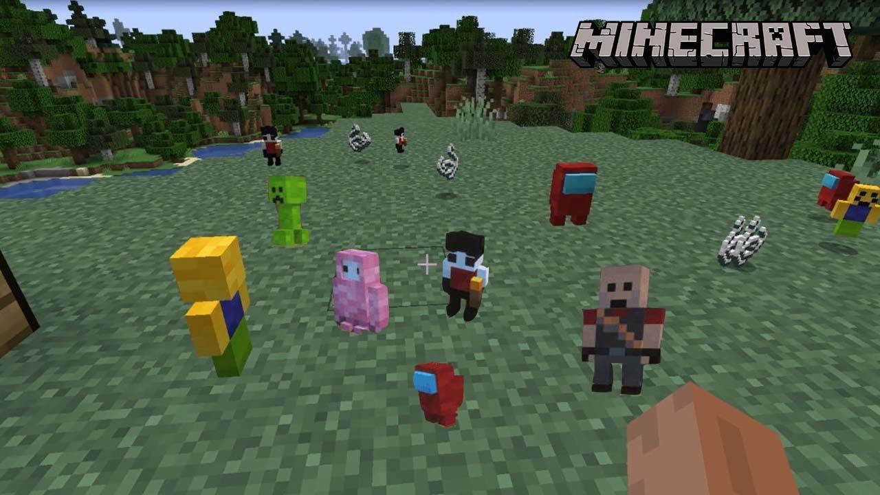 Плюшевые игрушки в Майнкрафт которых можно коллекционировать | Обзор мода A Man With Plushies смотреть онлайн