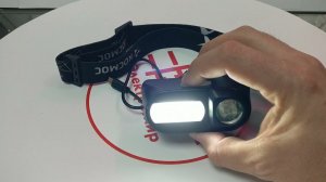 Фонарь Космос Налобный H3WDLith Лит.Акк. 3W+3W, Micro USB