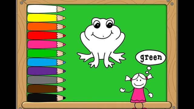 how to play color game in the Kindergarten |how to make color game on powerpoint|color game for kid смотреть онлайн