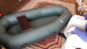 Обзор одноместной лодки Муссон R 195 . Распаковка. Часть 1