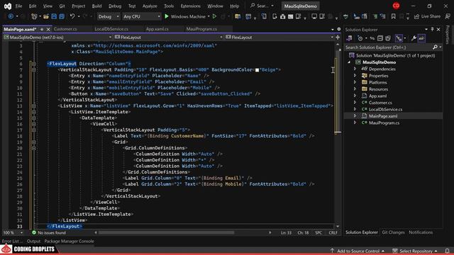 DotNet MAUI Sqlite Tutorial - .Net MAUI Sqlite CRUD Operations смотреть онлайн