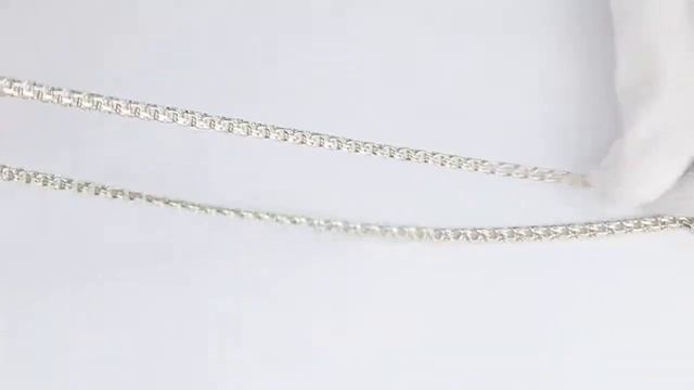 Серебряная цепочка - плетение Бисмарк | Silver Chain смотреть онлайн