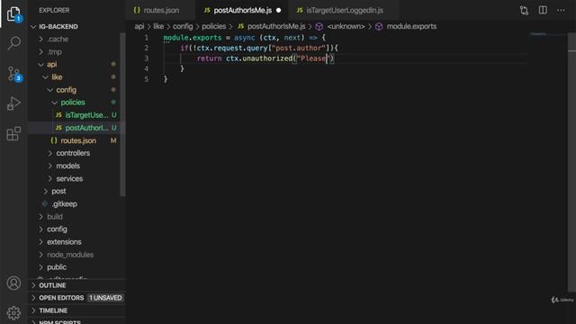 7. Route and Policy to Secure retrieving the Likes you received смотреть онлайн