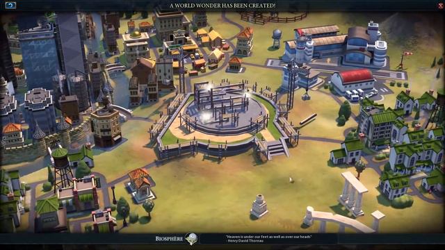 Completing the Biosphere wonder in Civ 6 смотреть онлайн