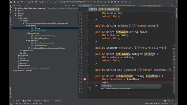 OneToOne mapping example in Hibernate using Spring JPA | Tech Primers смотреть онлайн