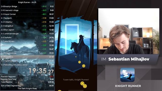 International Chess Master Breaks New Record! Knight Runner SPEEDRUN смотреть онлайн