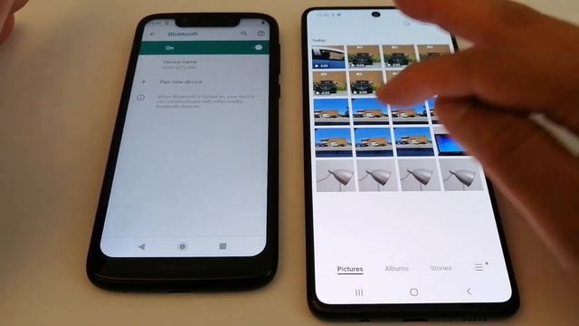 How to transfer photos, videos & files from a phone to another via Bluetooth смотреть онлайн