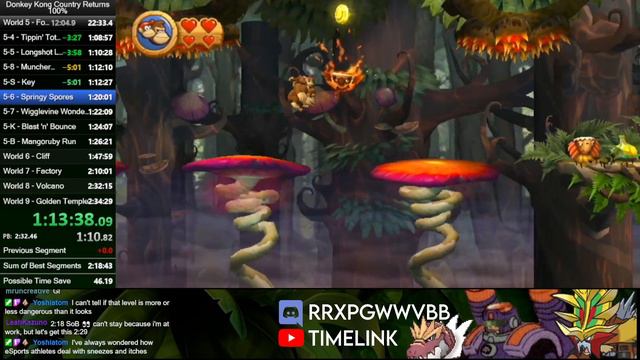 Donkey Kong Country Returns - 100% in 2:24:48 [PB] смотреть онлайн