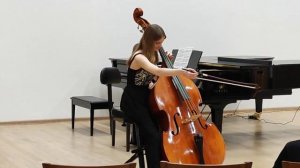 Контрабас соло. Быдло - М.П. Мусоргский, Крестьянский танец - К. Димитреску