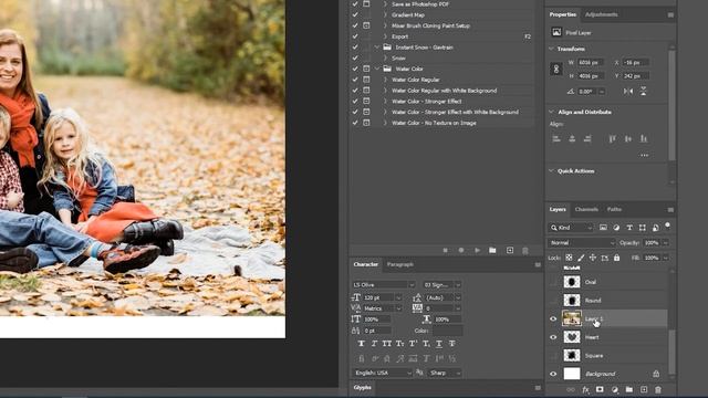 Watercolor Clipping Masks for Photoshop Tutorial смотреть онлайн