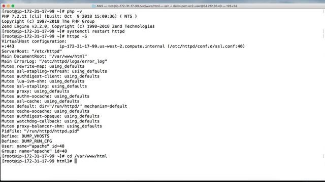 Launch a LAMP Stack and Install WordPress on AWS - Install PHP смотреть онлайн
