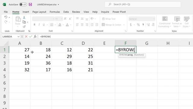 Excel LAMBDA Helper Functions смотреть онлайн