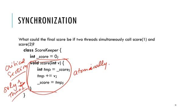 PP Sp20 Session 02.2 - Java Multithreading - Synchronization смотреть онлайн