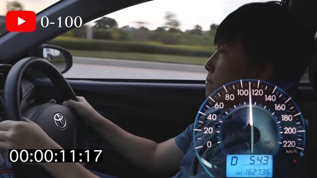 อัตราเร่ง Toyota Vios 2013 [1Nz-fe] Acceleration: 0-60 mph, 0-100 km/h смотреть онлайн
