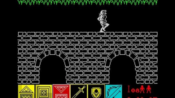 Barbarian. ZX Spectrum. Прохождение