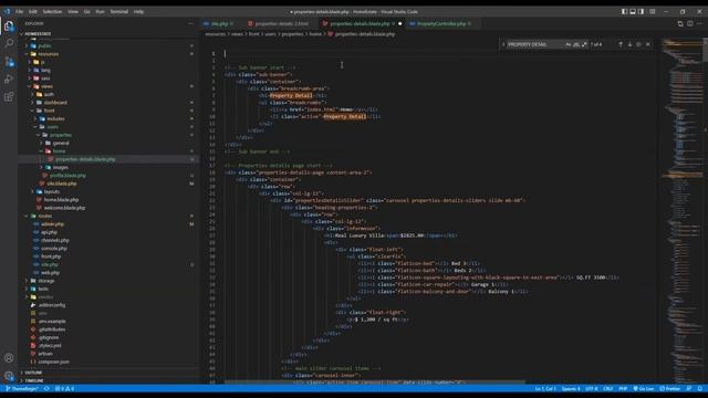 21 - Complete Real Estate Web Application using PHP with Laravel : Site Properties part 4 . смотреть онлайн