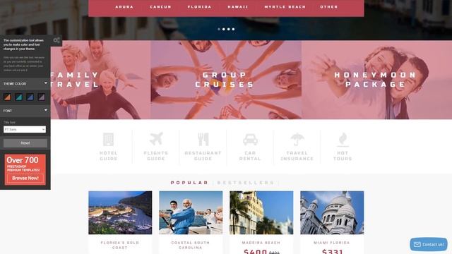 Tour Agent PrestaShop Theme by WT Website Template - 52916 смотреть онлайн