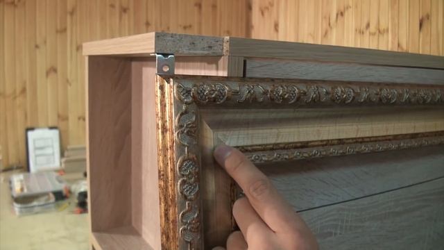 Изготовление тумбы с ящиками, #5 Установка декоративного багета, заключение смотреть онлайн