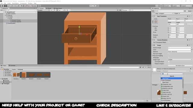 Unity Tutorial: 2D Point and Click Drawers with Buttons | OctoMan смотреть онлайн