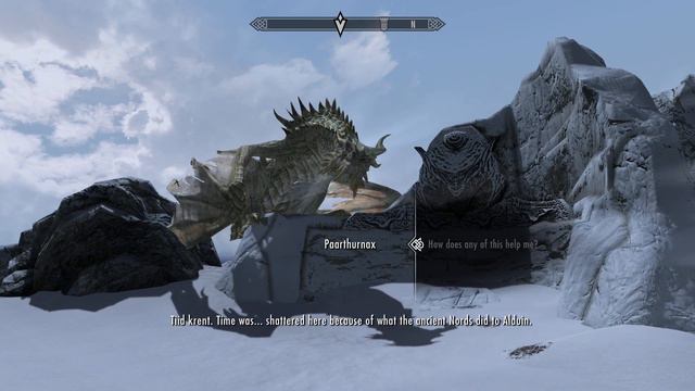 Skyrim #19-PAARTHURNAX (Half-Dragon Race) смотреть онлайн