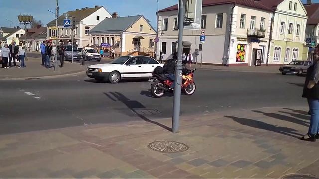 Байкеры в городе Кобрине смотреть онлайн