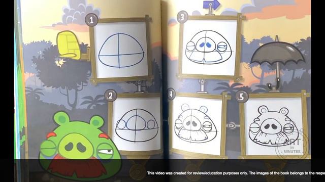 Learn to Draw Angry Birds: Bad Piggies - Quick Flip Through Preview Book Flip смотреть онлайн