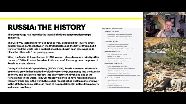 Russia - The Russian Federation | World Regional Geography With Prof. Jeremy Patrich