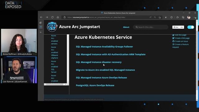 Azure Arc-enabled data services Jumpstart scenarios updates | Data Exposed смотреть онлайн