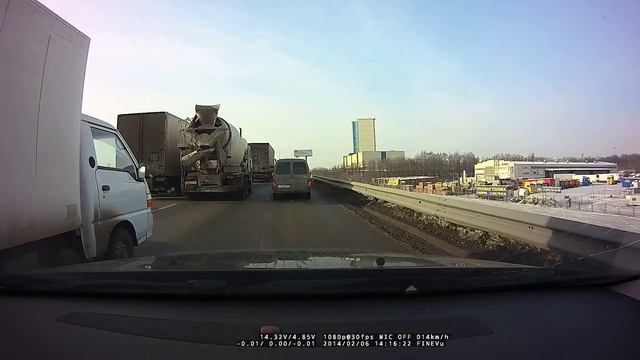 FineVu CR-2000s Black Edition передняя камера тест днем