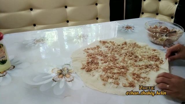 Лаваштан Орама. Рулет из Лаваша. Өте дәмді рецепт. #рулетизлаваша #лаваш #ханума #быстрыйужин