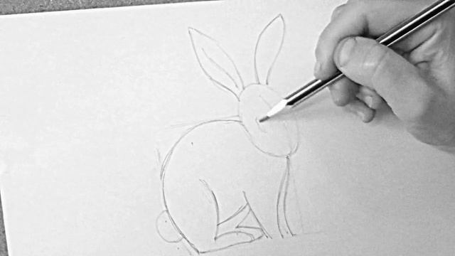 КАК РИСОВАТЬ ? ЗАЙЦА - ПОЭТАПНО НАЧИНАЮЩИМ смотреть онлайн