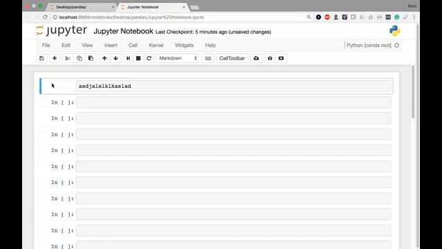 cell type and cell mode in jupiter notebook смотреть онлайн
