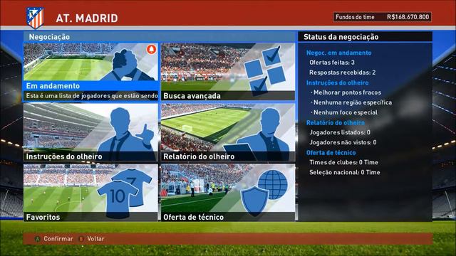 PES 2016 Master Liga [PC] #02 - Compras, Vendas e Empréstimos. смотреть онлайн