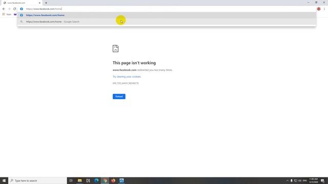 Facebook.com redirected you too many times (Business account problem) смотреть онлайн
