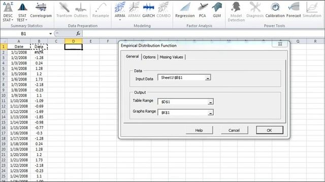 Empirical Distribution Function in Excel смотреть онлайн