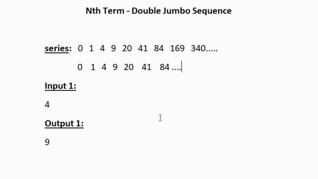 Nth Term - Double Jumbo Sequence | skillrack daily challenge смотреть онлайн